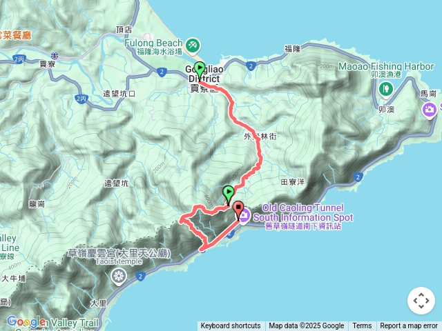 雪山尾稜南段下石城