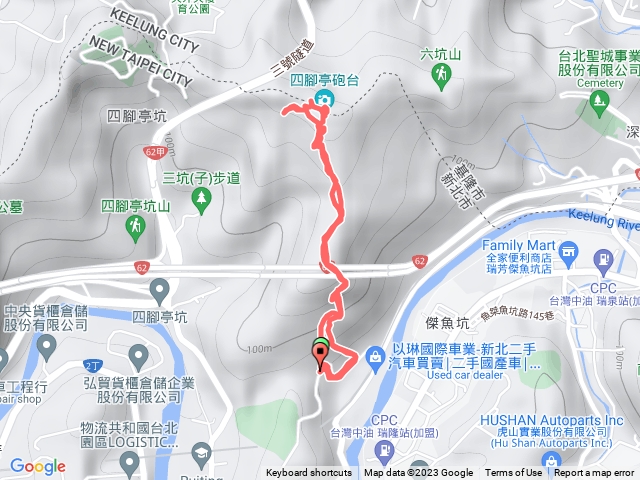 四腳亭砲台步道