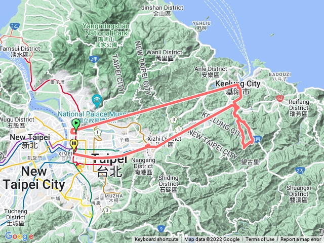 暖東峽谷.龍船朵.中窯尖.東勢大崙.東勢坑山.觀音湖山.來福宮