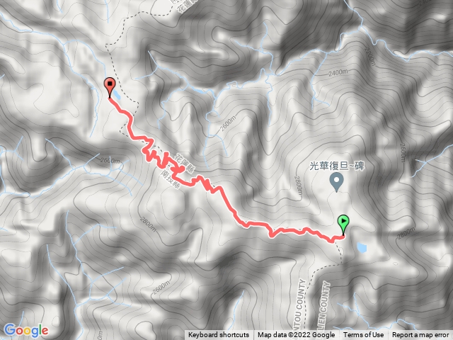 丹大林道 七彩湖營地_50.4K叉
