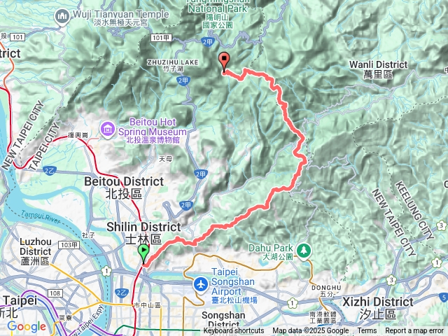 陽明山東西大縱走預覽圖