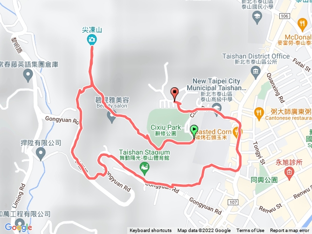 尖凍山登山步道