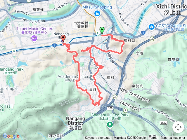 南港四秀(小南港山-中南山-福山-舊莊山)