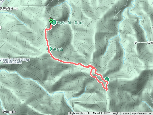 高島縱走第二登山口