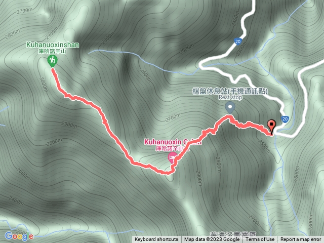 庫哈諾辛山單攻（進涇橋登山口）