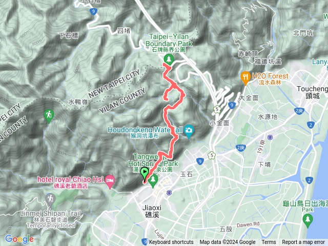 跑馬古道-石牌縣界公園來回