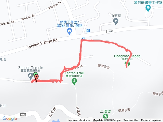 嘉義蘭潭後山步道順走紅毛埤山