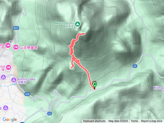 由布岳&飯盛ヶ城_平常小運動