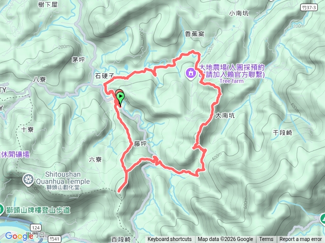 猿山藤坪岡硬步道O繞預覽圖