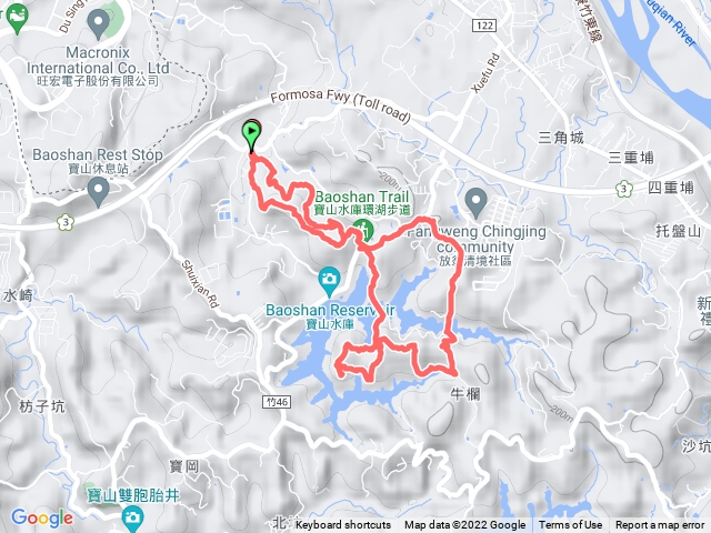 寶山水庫七連峰