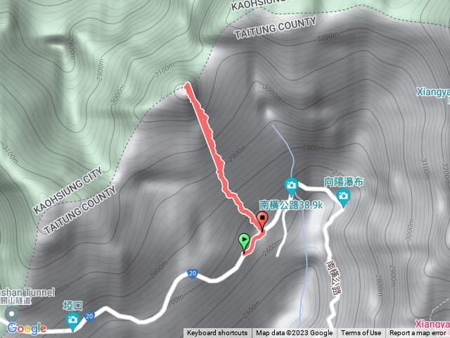 路易士溪頭山gpx