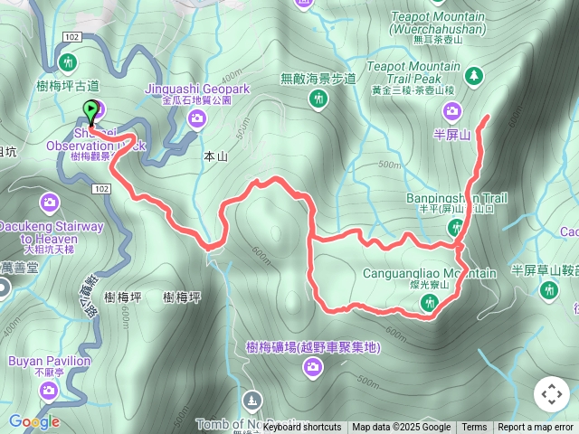 燦光寮山+半屏山