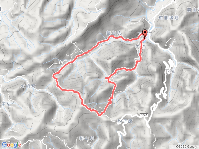 2017-08-13 新北市雙溪區 中坑古道-中坑頭-枋山坑山-過火坪古道 O型