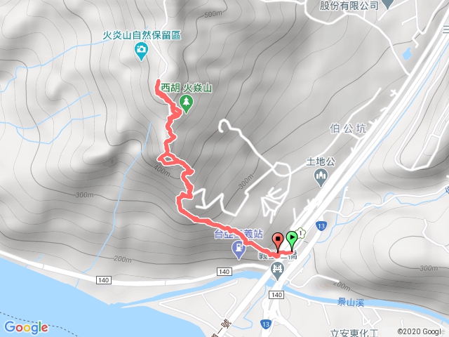 火炎山登山路口-大峽谷