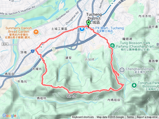 火焰山大暖尖山環狀預覽圖