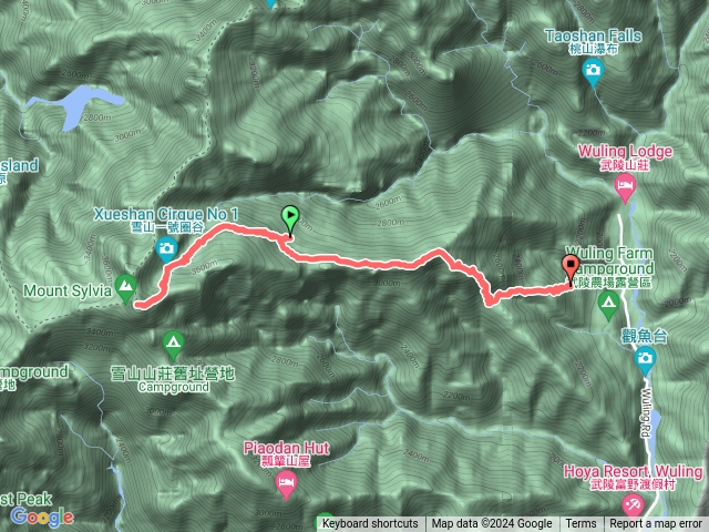 雪山369營地-雪主-大水池登山口