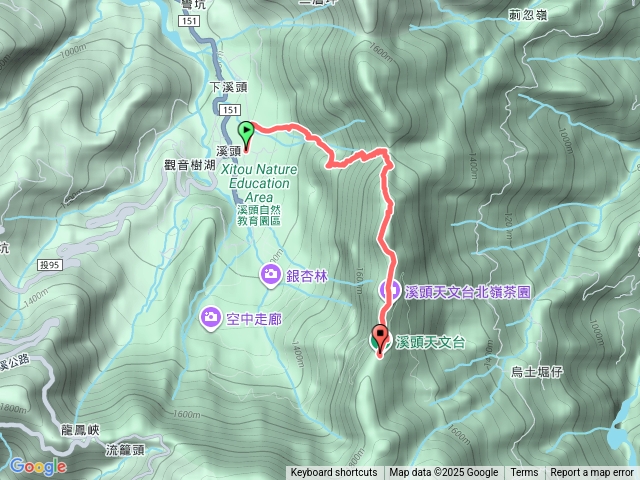 溪頭停車場台寅山天文台預覽圖