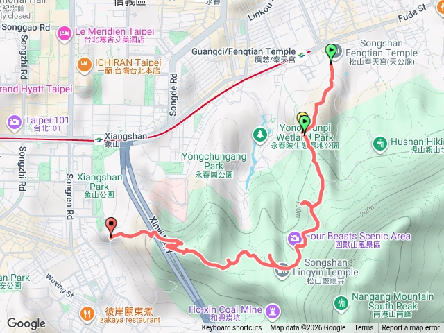 四獸山連走步道預覽圖