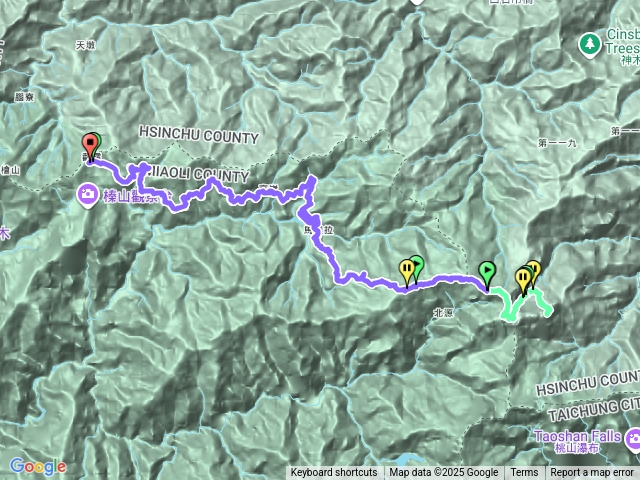東霸尖山-永顯.gpx預覽圖