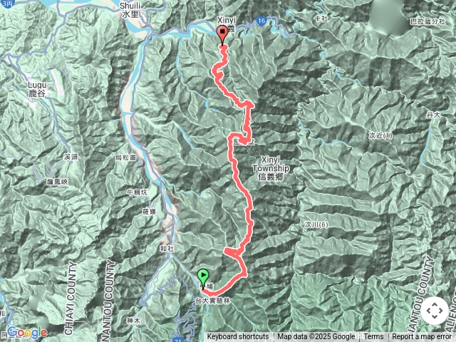 郡大西南稜.清水金子接西巒預覽圖