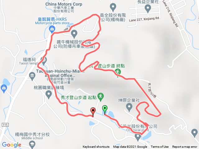桃園楊梅-秀才登山步道