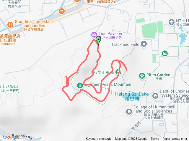 十八尖山、十八尖山東峰