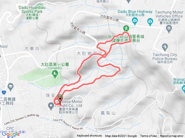 萬里長城登山步道、旗開得勝步道