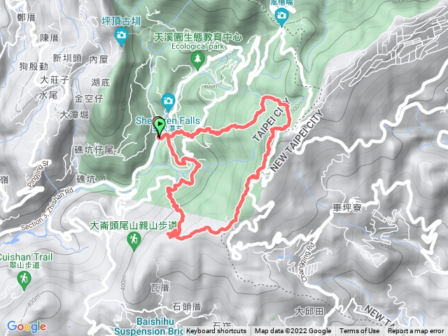 聖人橋-八百階古道-梅花山西峰-雙溝溪古道-就是小山-溪山里山-聖人橋
