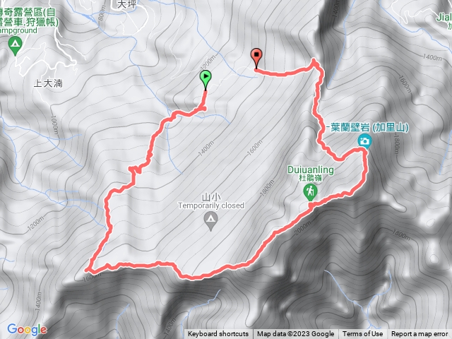 2023.4.12龍加縱走（騰龍山-加里山）大坪林道版