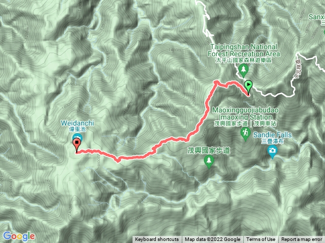 太加縱走D1(太平山到加羅湖)