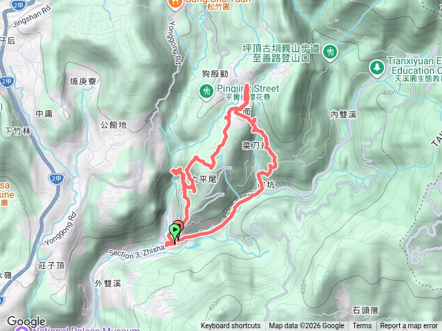 沙崙-平菁步道-溪山古圳l步道-平菁街-平溪步道-礁坑橋預覽圖