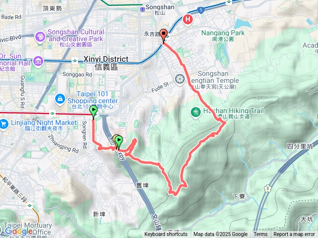 象山-四獸山-虎山下慈惠堂出