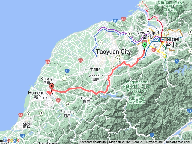 板橋騎車去竹北