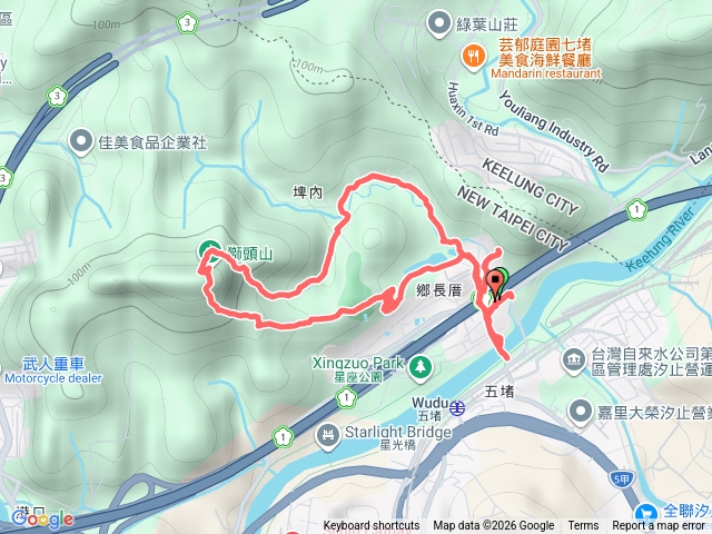 1150209(ー)五堵獅頭山左去右回O繞