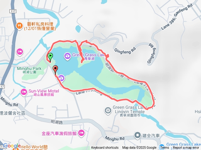 青草湖環湖步道預覽圖