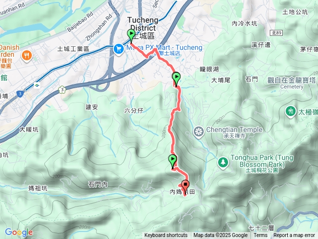 永寧捷運站_朝山步道_火焰山_善息寺預覽圖