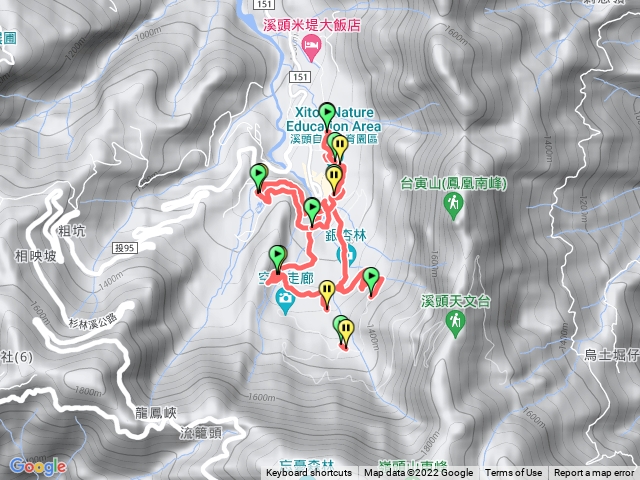 111年12月1日溪頭健行