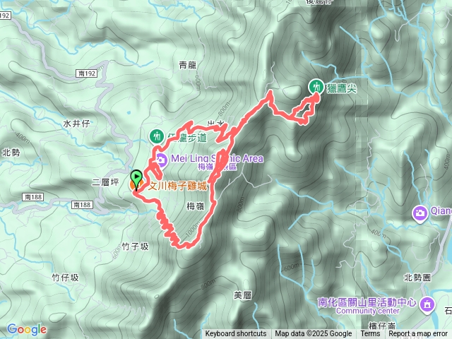 竹子尖山、梅峰、天福山、一線天、 獵鷹尖O走(2025.02.27金牌)預覽圖