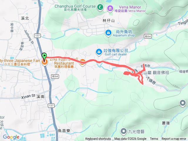 2026-05-16 彰化花壇虎山巖賞金針花海─虎山巖牌樓→虎山巖→金針花海→虎山岩步道→虎山藝術村+彰化扇形車庫