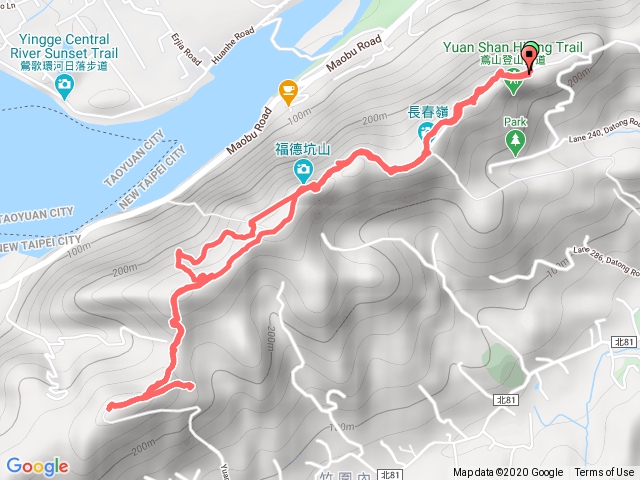 鳶山縱走五十分山，順訪鳶山彩壁