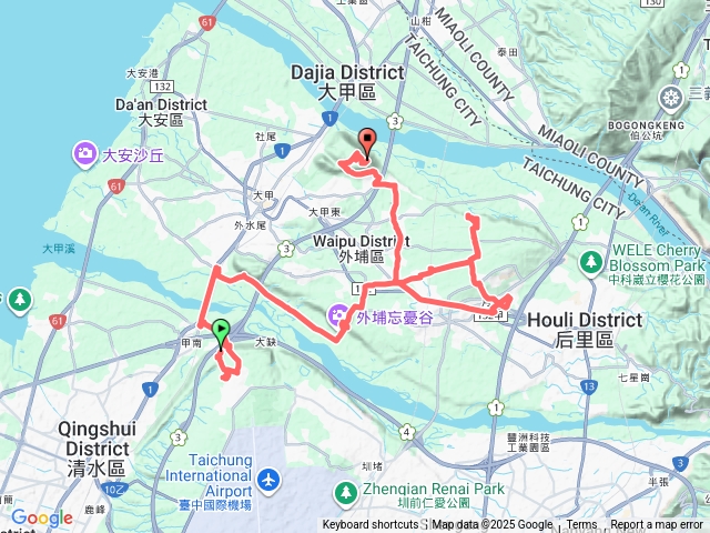 台中外埔賞景亂亂蛇