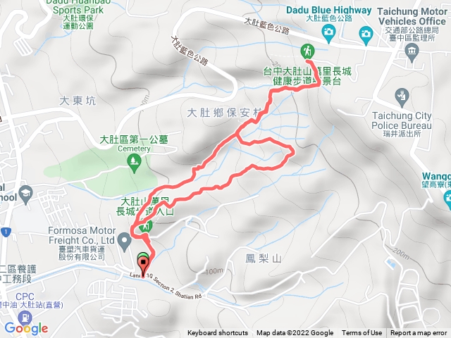 大肚萬里長城步道