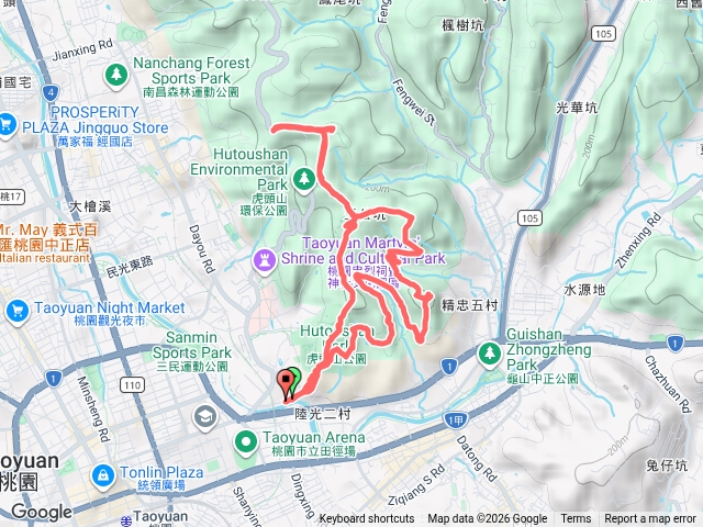 20260912 桃園虎頭山南南峰南峰三分山五分山王公坑山福頭山虎頭山東南峰龜崙山預覽圖