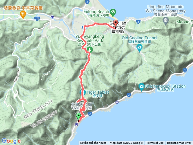 草嶺古道（大里--桃園古道第一座涼亭--福隆）