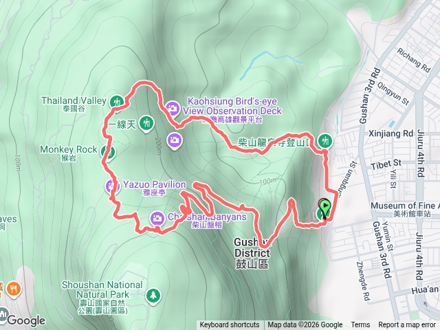 柴山步道一圈預覽圖