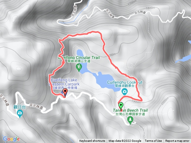 翠峰湖環山步道東進西出