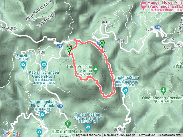 小油坑-七星山主峰-夢幻湖環型路線