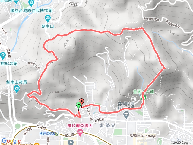 劍南路金面山O型