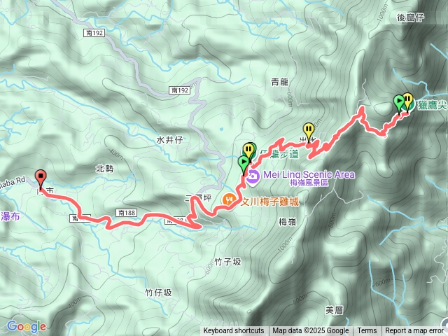 伍龍步道-獵鷹尖