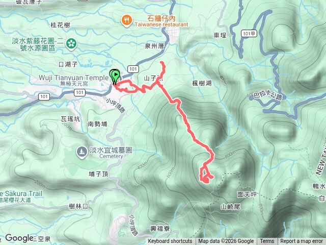 山仔頂步道(天元宮-向天池山-向天池)預覽圖